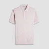 Palm Tree Jacquard Polo Shirt