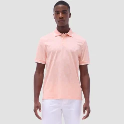 Palm Tree Jacquard Polo Shirt