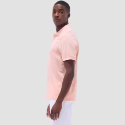Palm Tree Jacquard Polo Shirt