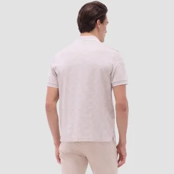 Palm Tree Jacquard Polo Shirt