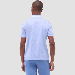 Palm Tree Jacquard Polo Shirt