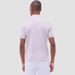 Palm Tree Jacquard Polo Shirt