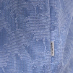 Palm Tree Jacquard Polo Shirt