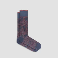 Palm Tree Melange Mid-Calf Socks