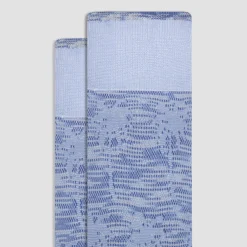 Palm Tree Melange Mid-Calf Socks
