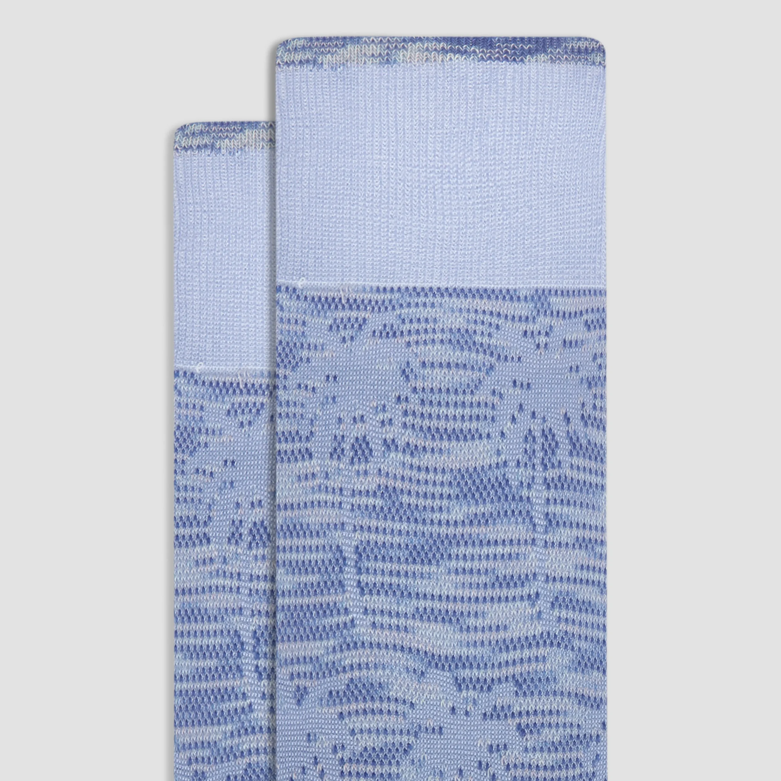 Palm Tree Melange Mid-Calf Socks