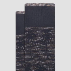 Palm Tree Melange Mid-Calf Socks