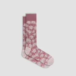 Palm Tree Mid-Calf Socks