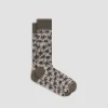 Palm Tree Mid-Calf Socks