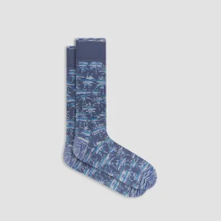 Palm Tree Mid-Calf Socks