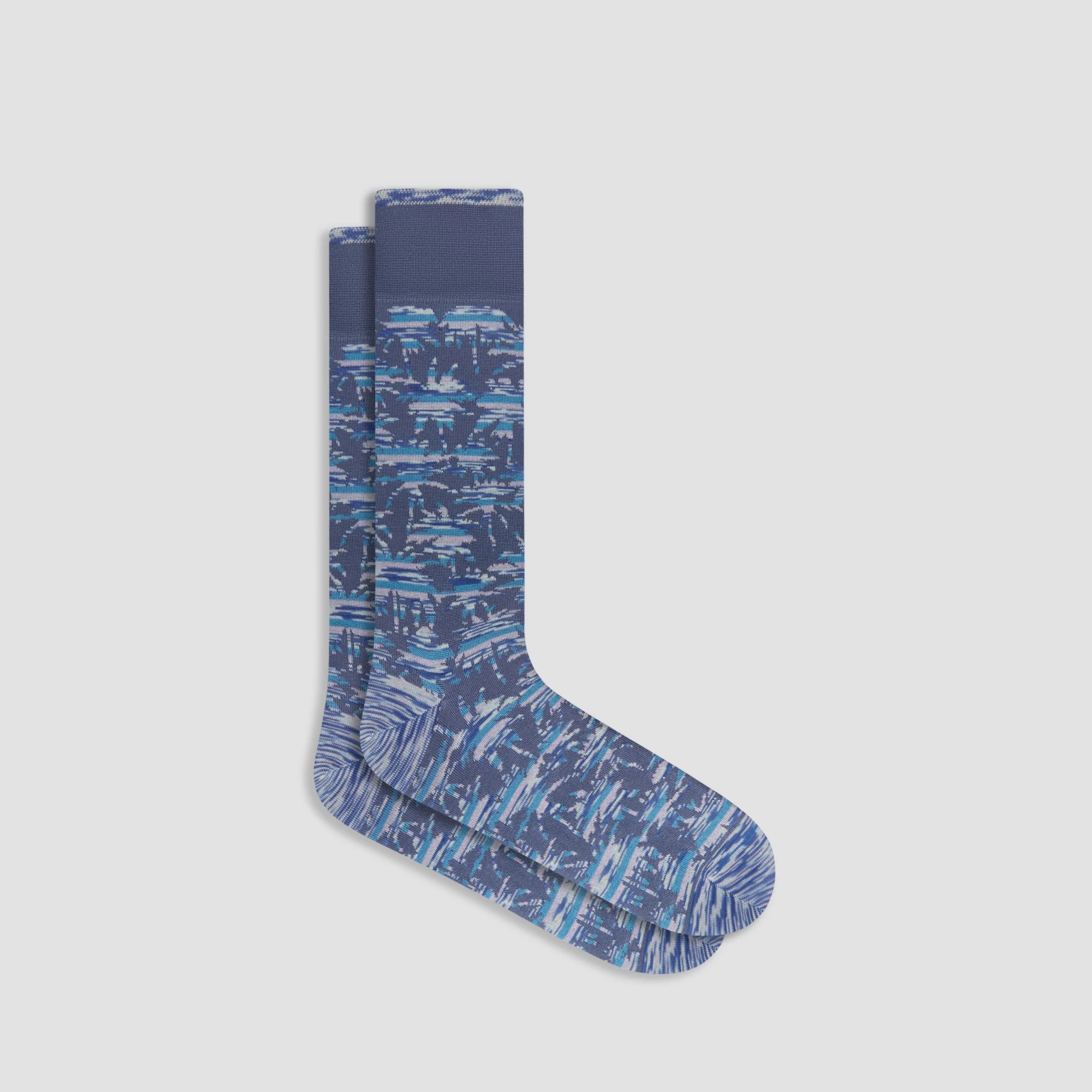 Palm Tree Mid-Calf Socks
