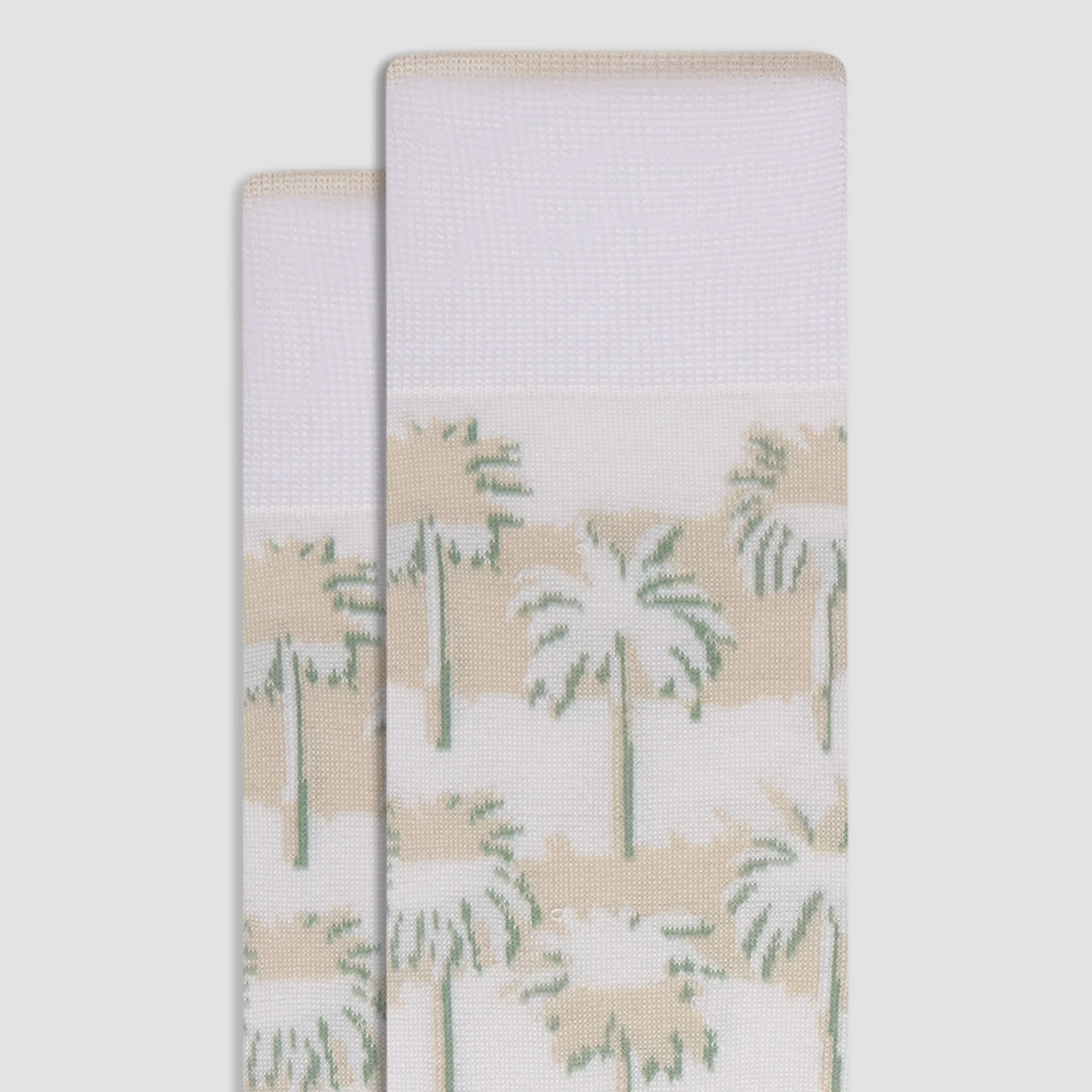 Palm Tree Mid-Calf Socks