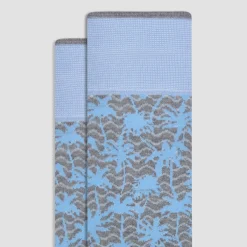 Palm Tree Mid-Calf Socks