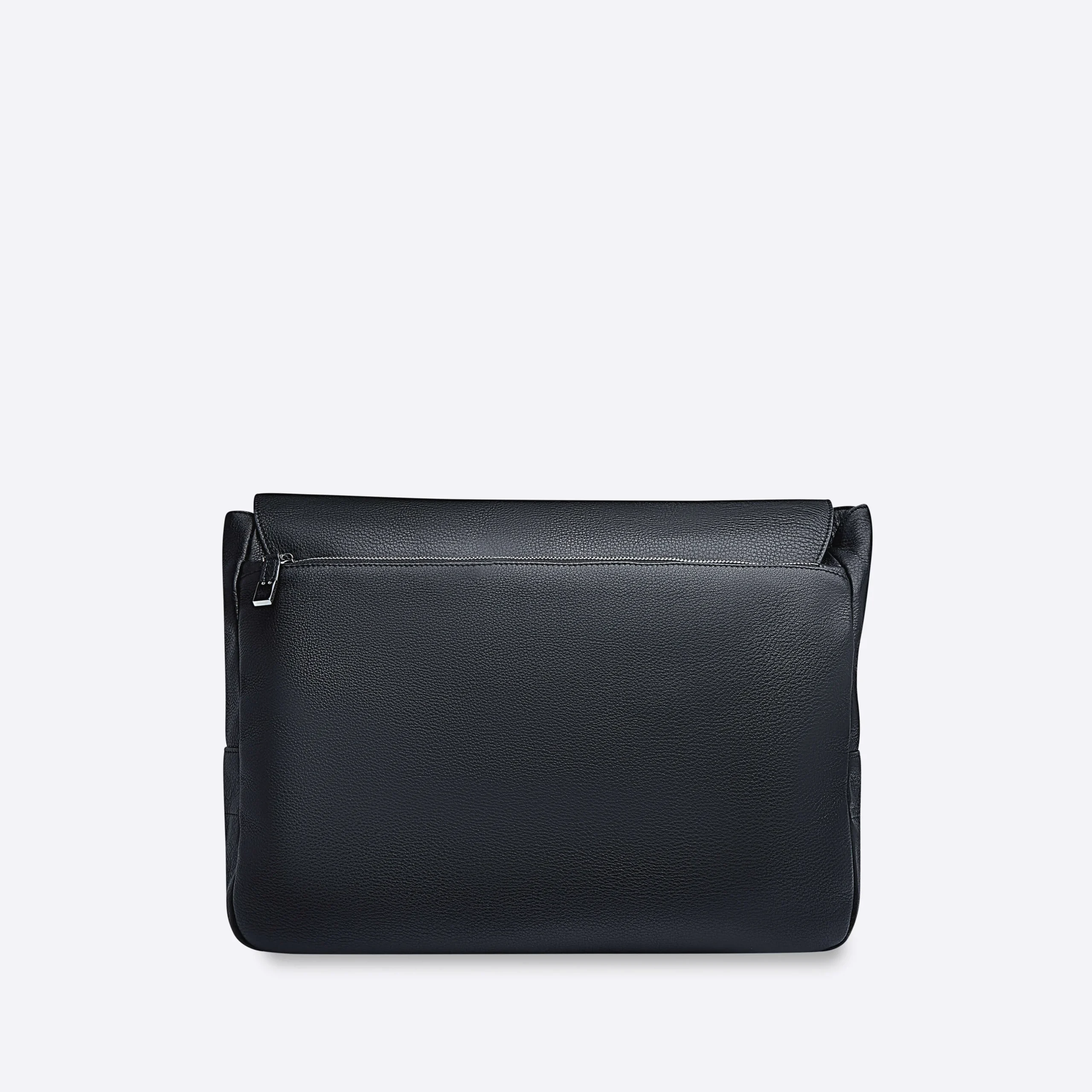 Pebble Leather Messenger Bag