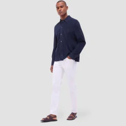 Perforated Suede Shirt Jacket