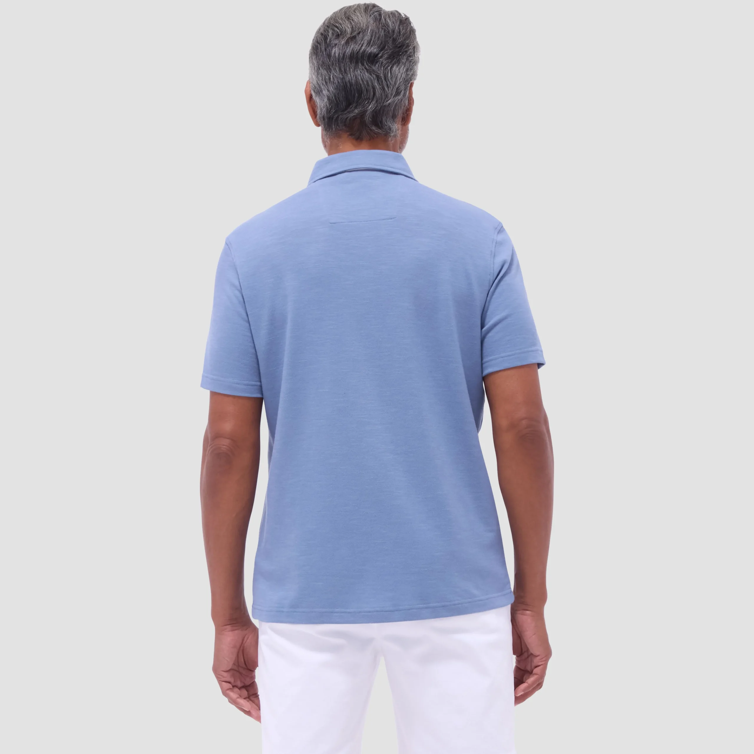 Performance Heather Quarter-Zip Polo Shirt