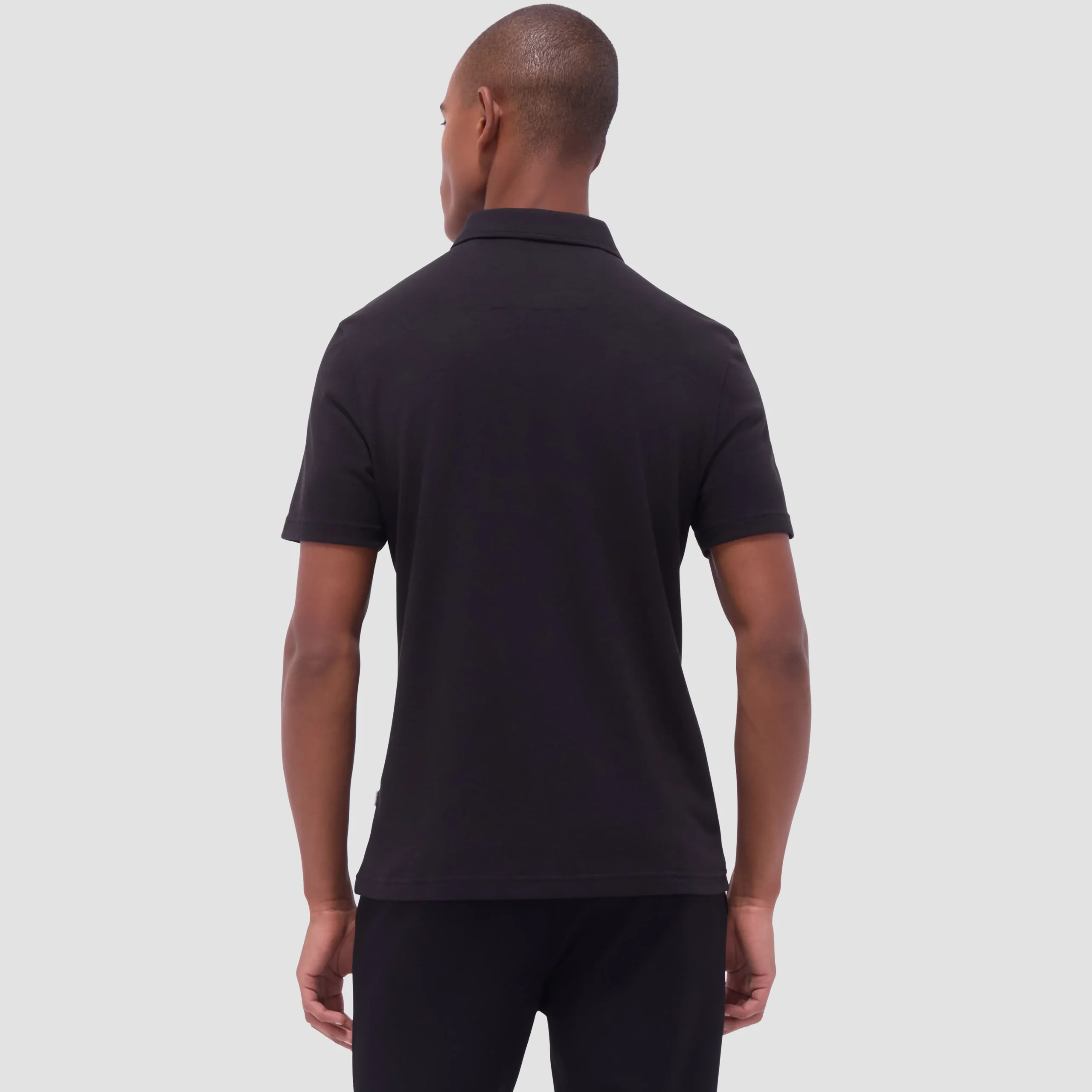 Performance Heather Quarter-Zip Polo Shirt