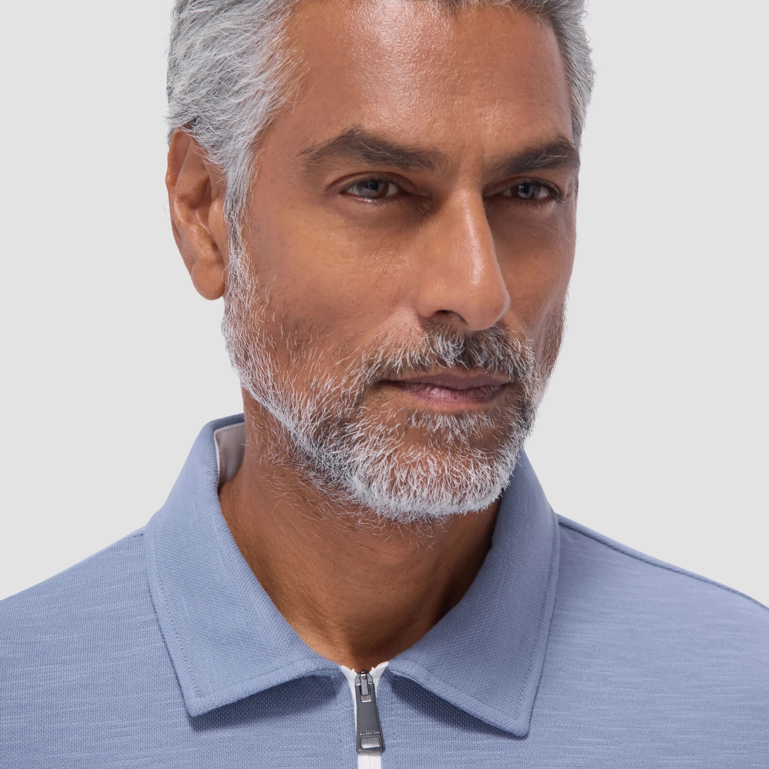 Performance Heather Quarter-Zip Polo Shirt