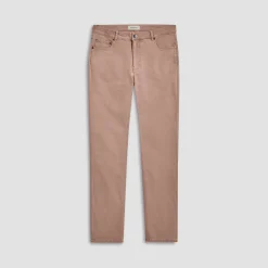 Preston Micro Basketweave Printed Five-Pocket Pants