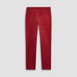 Preston Micro Basketweave Printed Five-Pocket Pants