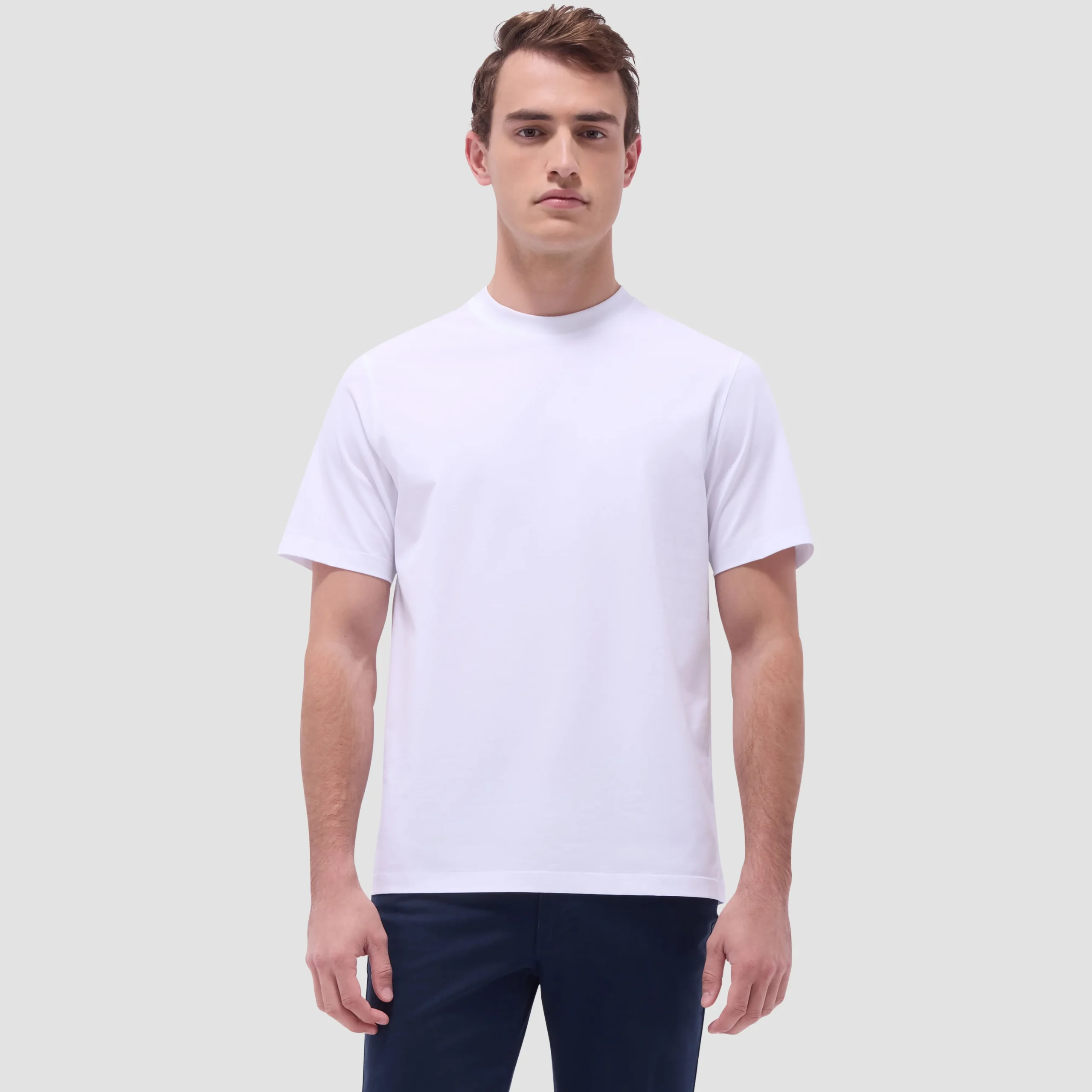 Rufus Solid OoohCotton Crew Neck T-Shirt