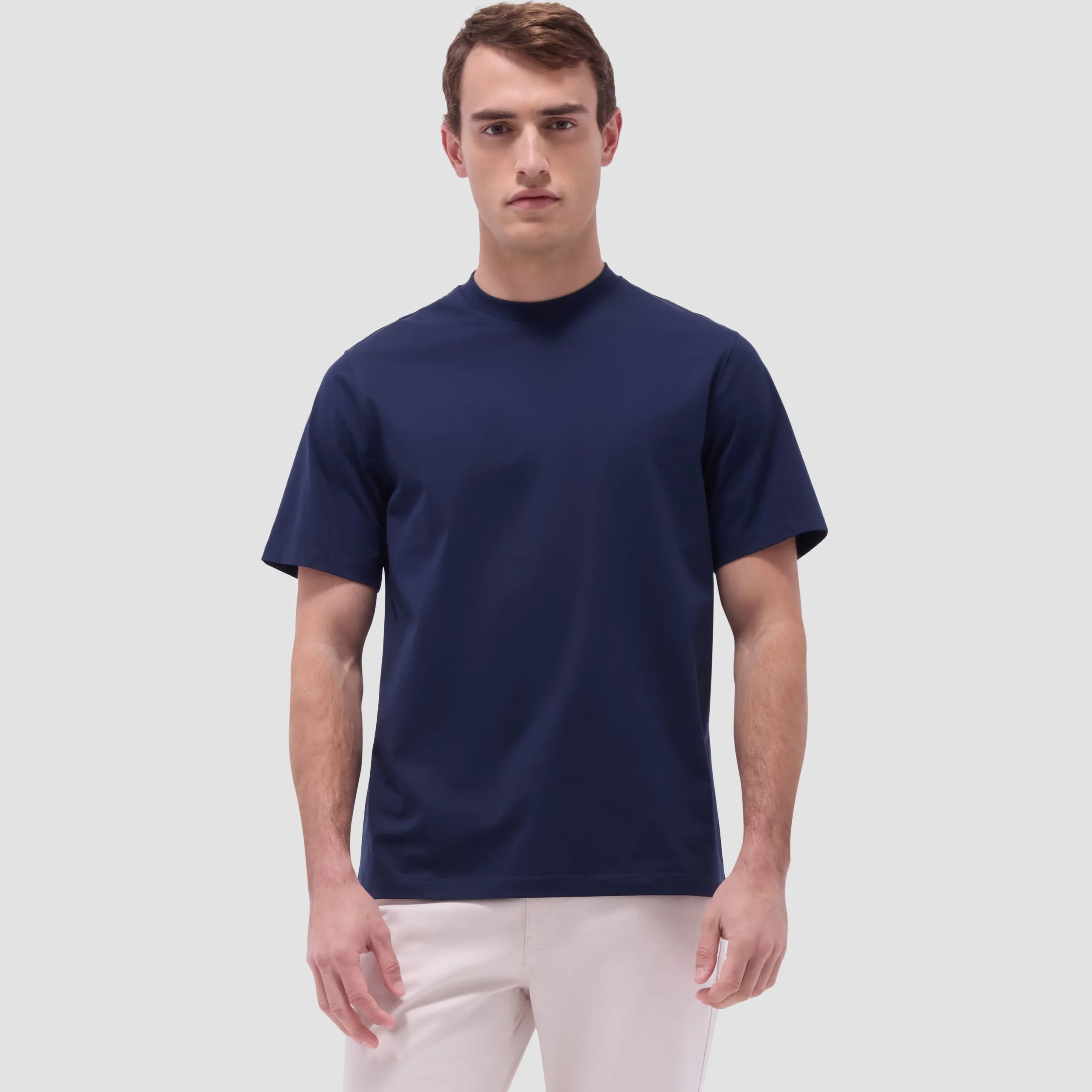 Rufus Solid OoohCotton Crew Neck T-Shirt