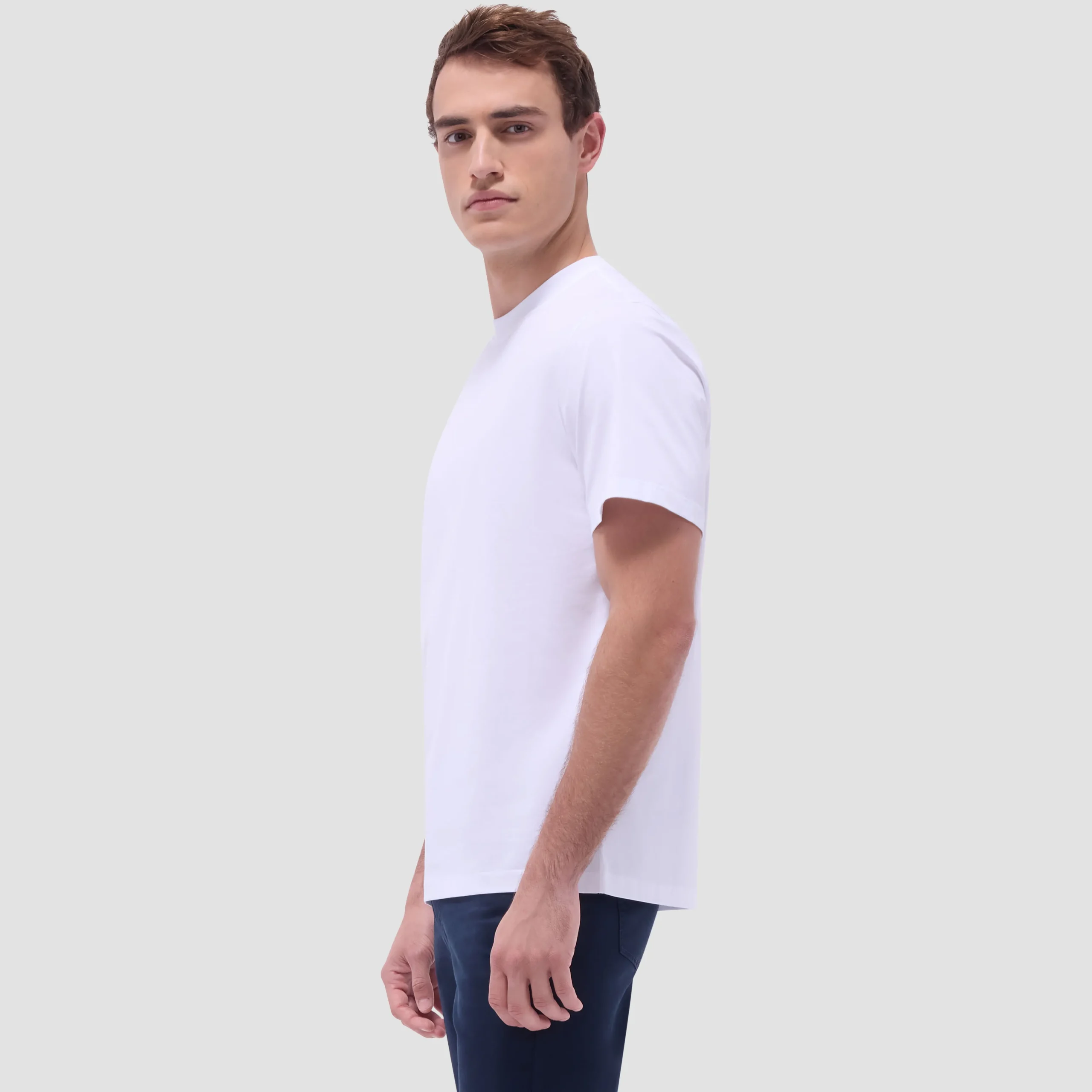 Rufus Solid OoohCotton Crew Neck T-Shirt