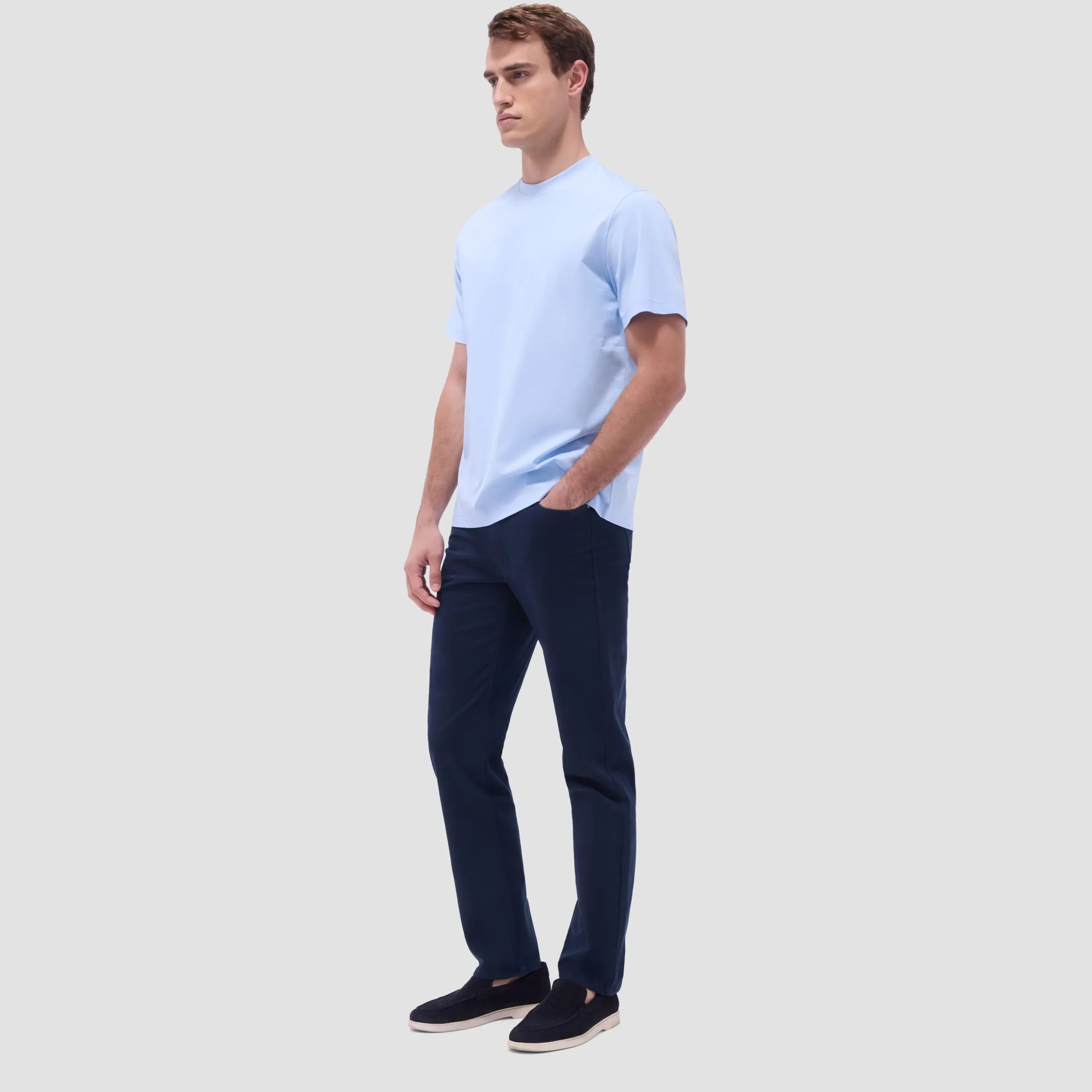 Rufus Solid OoohCotton Crew Neck T-Shirt