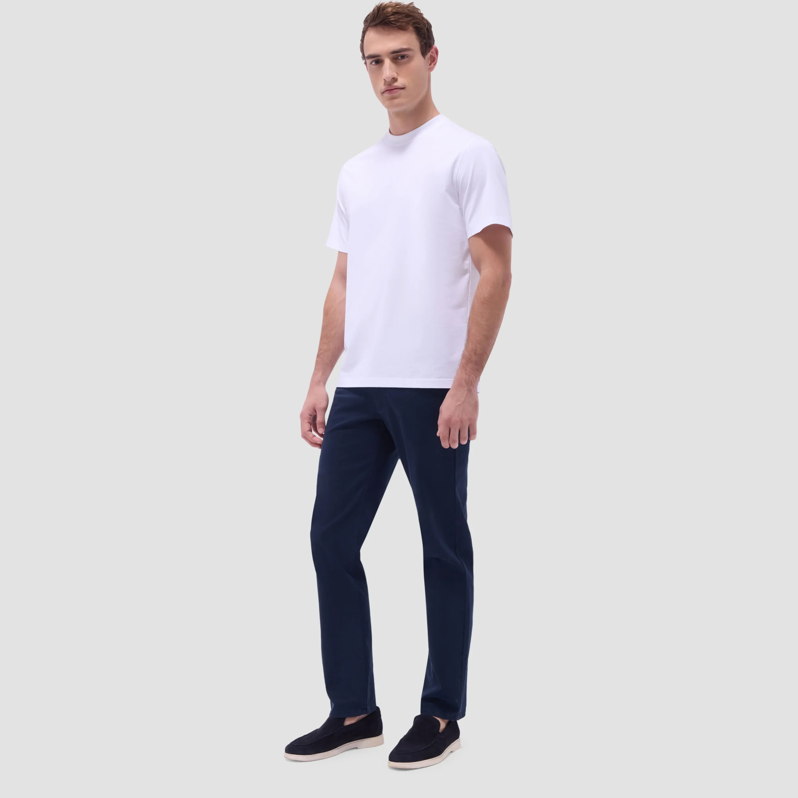 Rufus Solid OoohCotton Crew Neck T-Shirt
