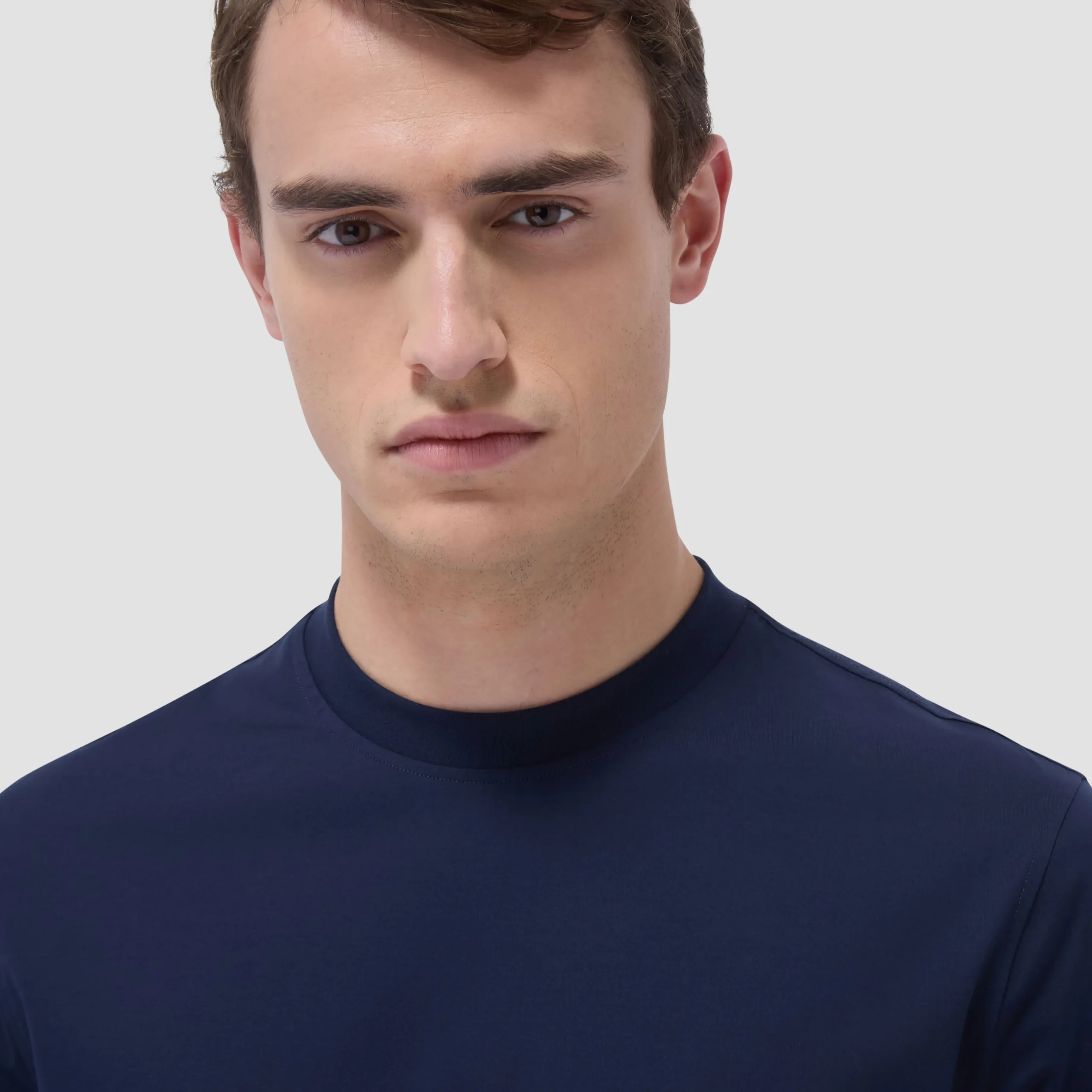Rufus Solid OoohCotton Crew Neck T-Shirt