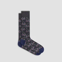 Sailboat Mid-Calf Socks