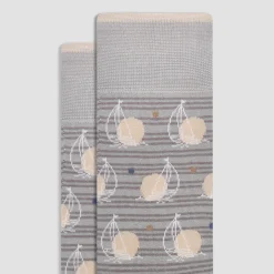 Sailboat Mid-Calf Socks