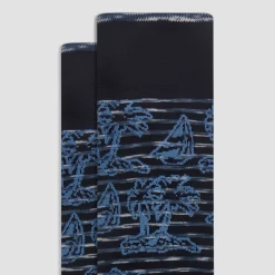 Sailboat Mid-Calf Socks