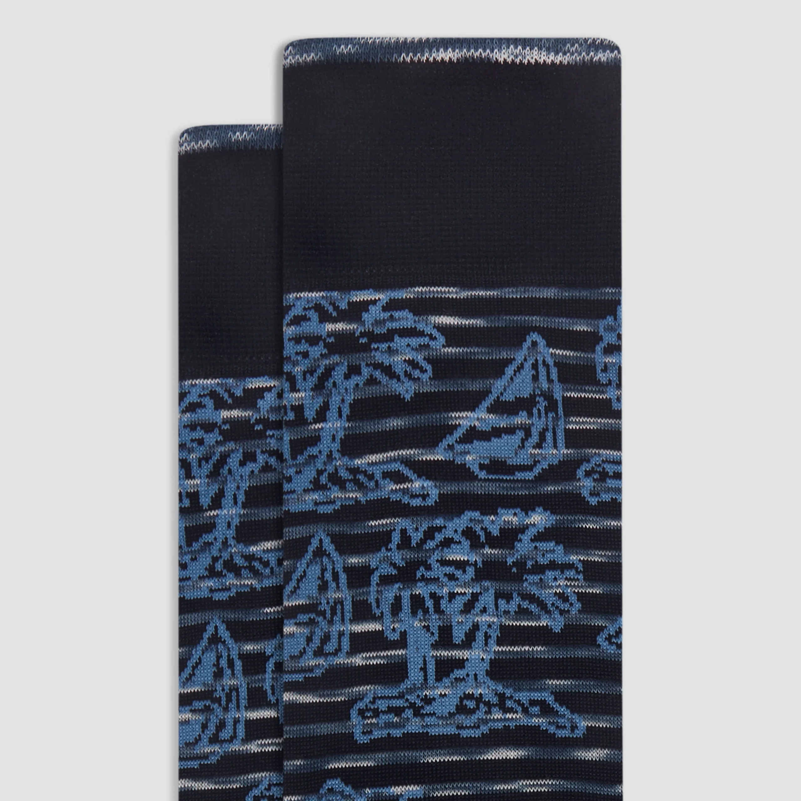 Sailboat Mid-Calf Socks