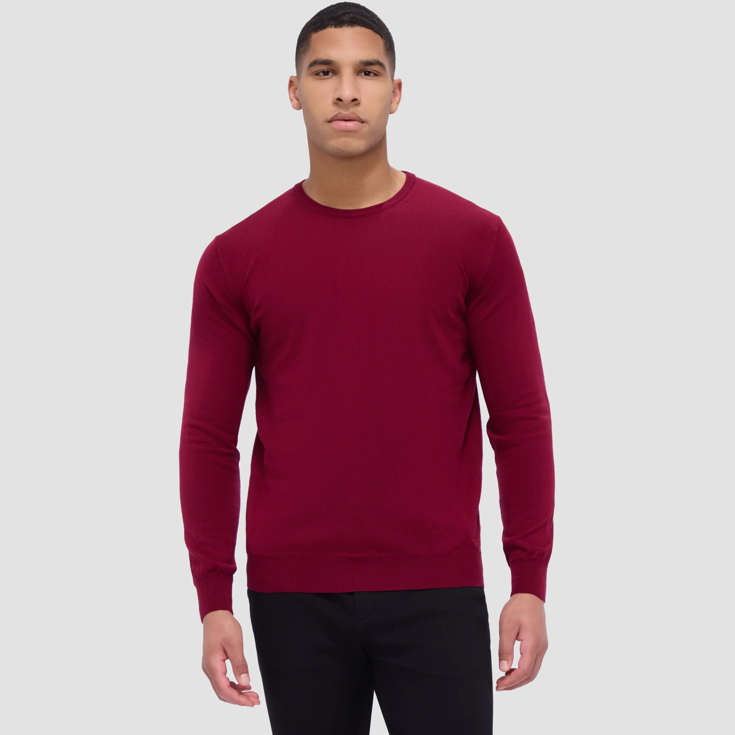 Scott Crew Neck Super Merino Sweater