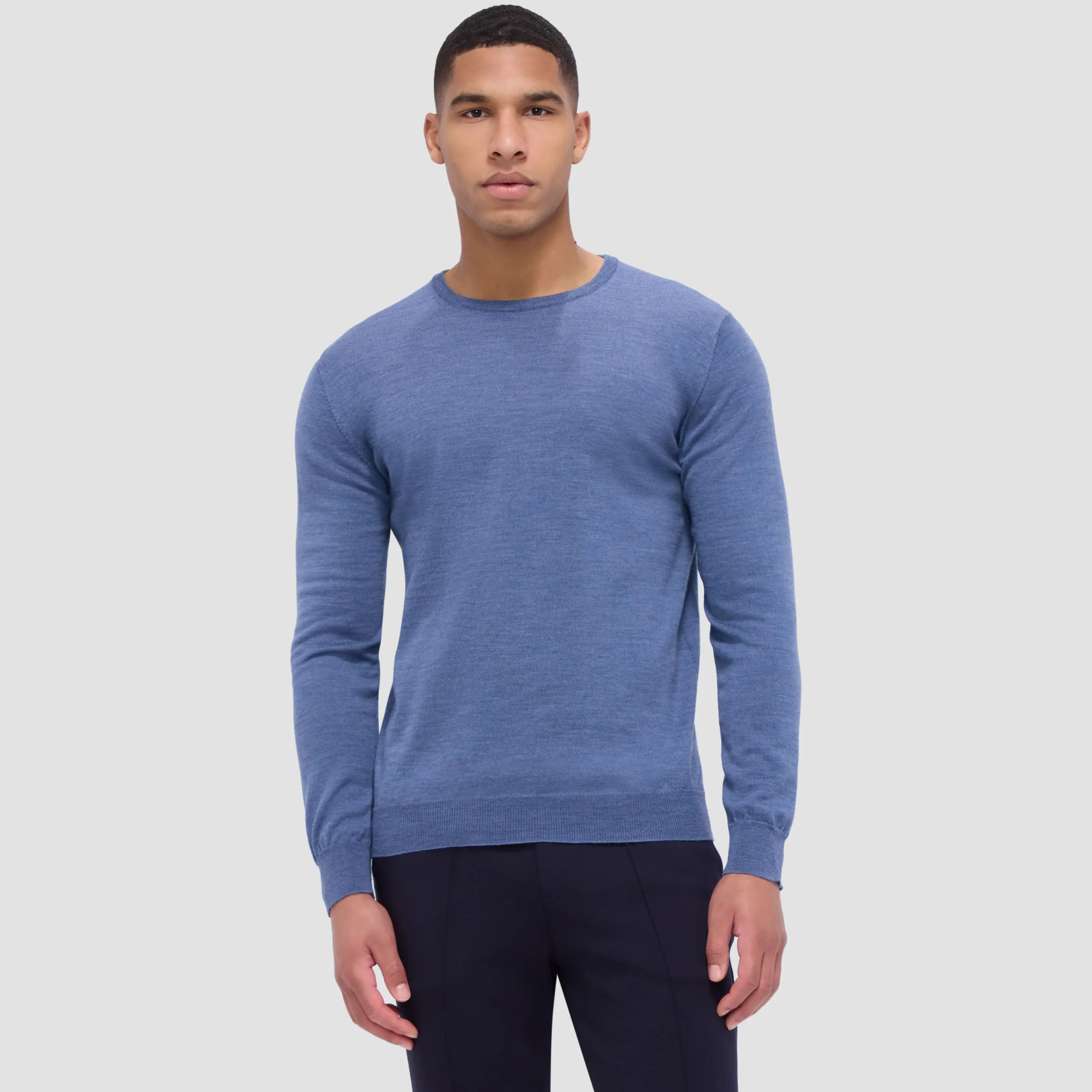 Scott Crew Neck Super Merino Sweater