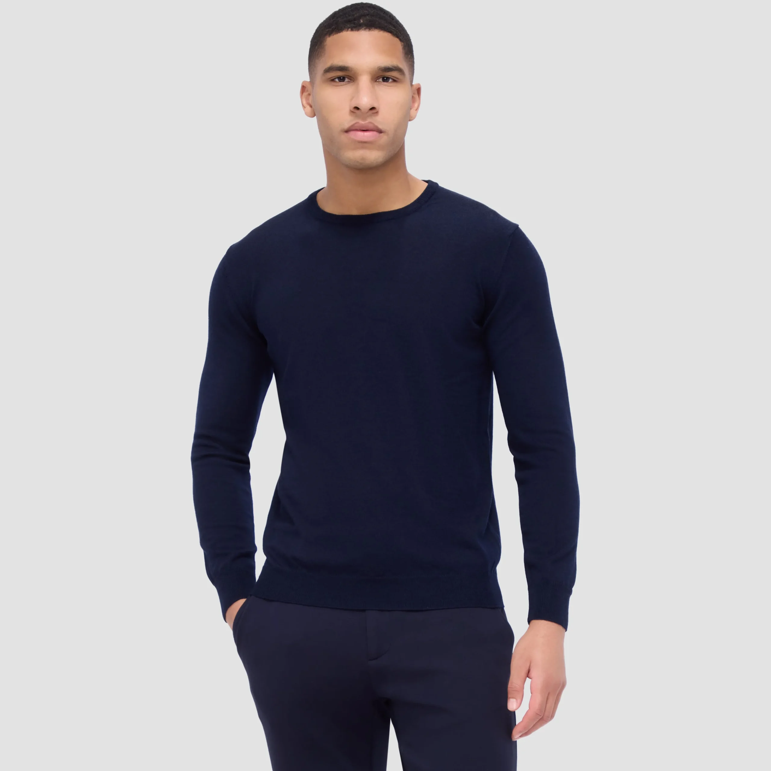 Scott Crew Neck Super Merino Sweater