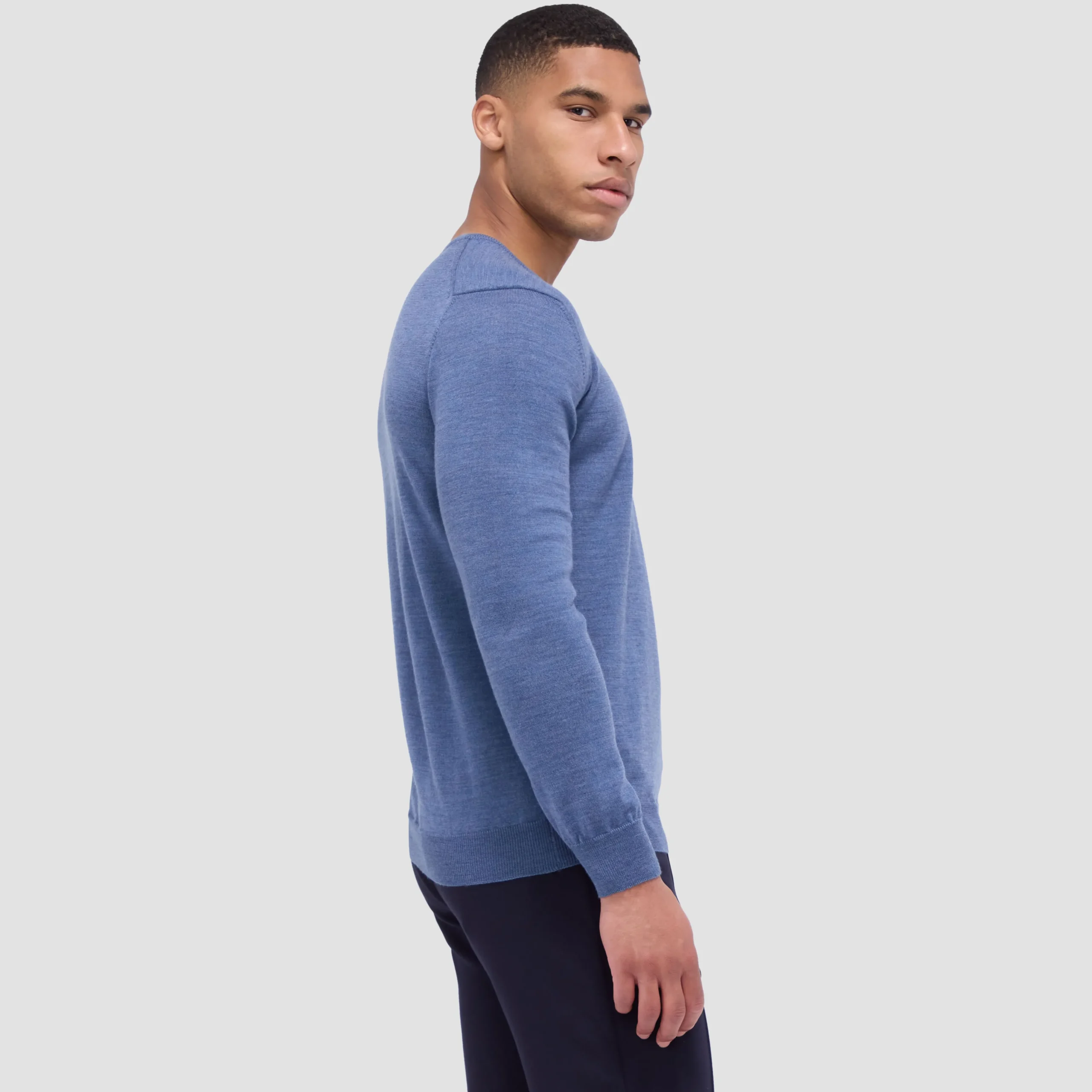 Scott Crew Neck Super Merino Sweater