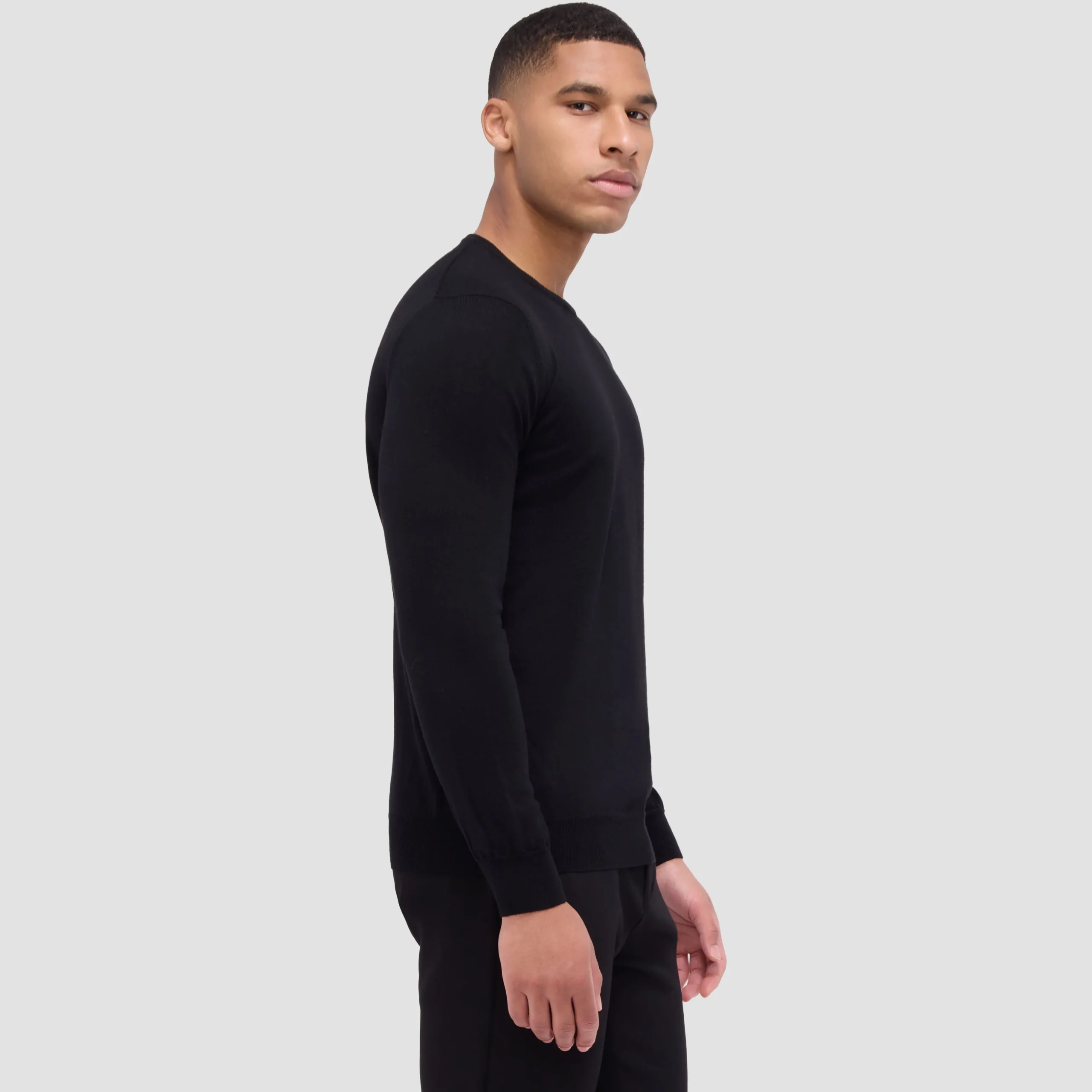Scott Crew Neck Super Merino Sweater