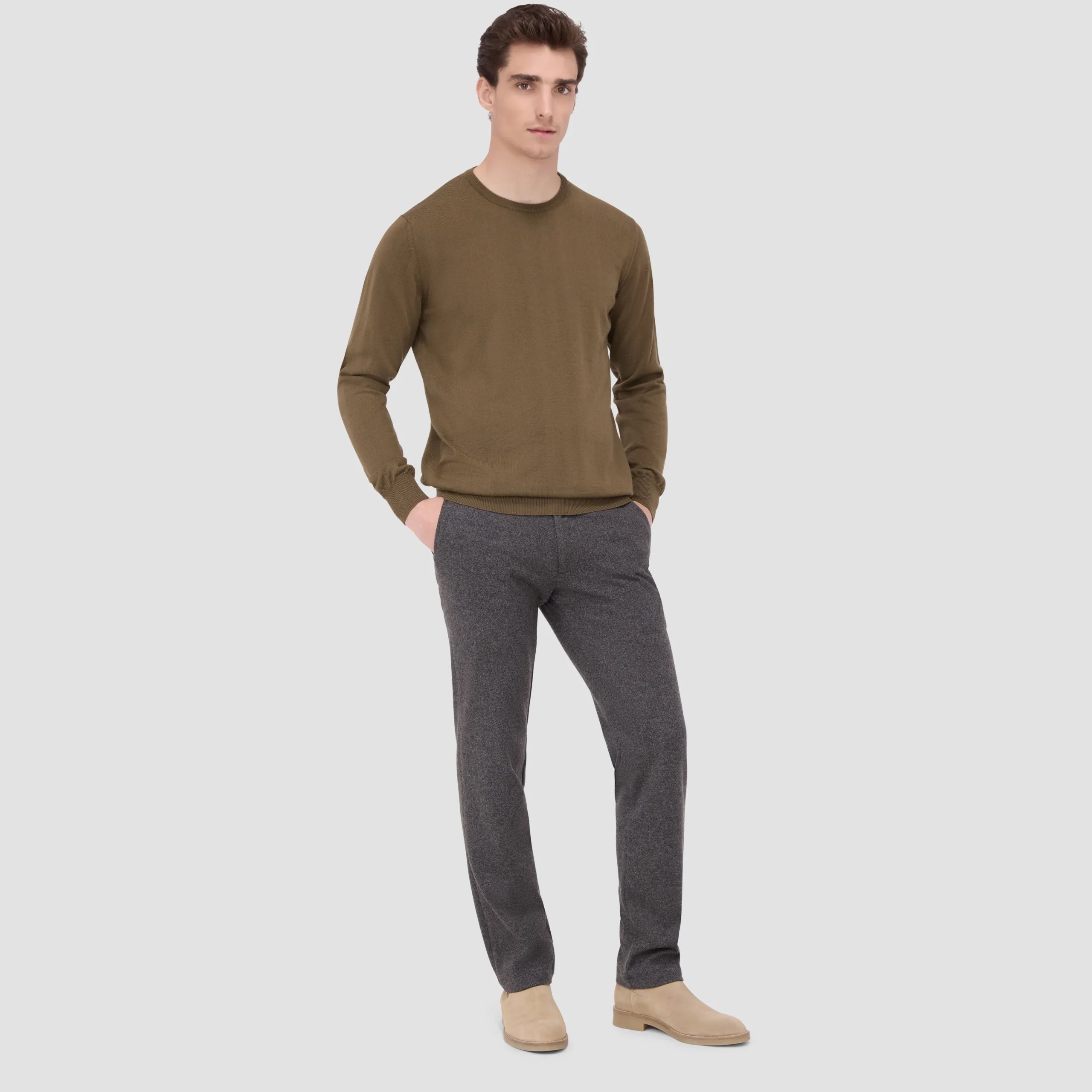 Scott Crew Neck Super Merino Sweater
