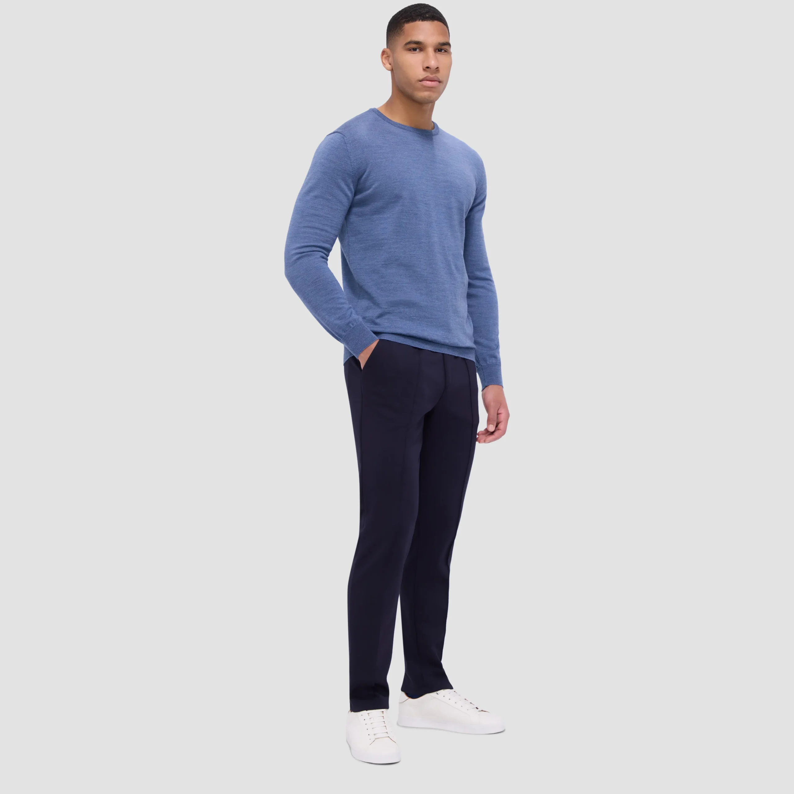 Scott Crew Neck Super Merino Sweater