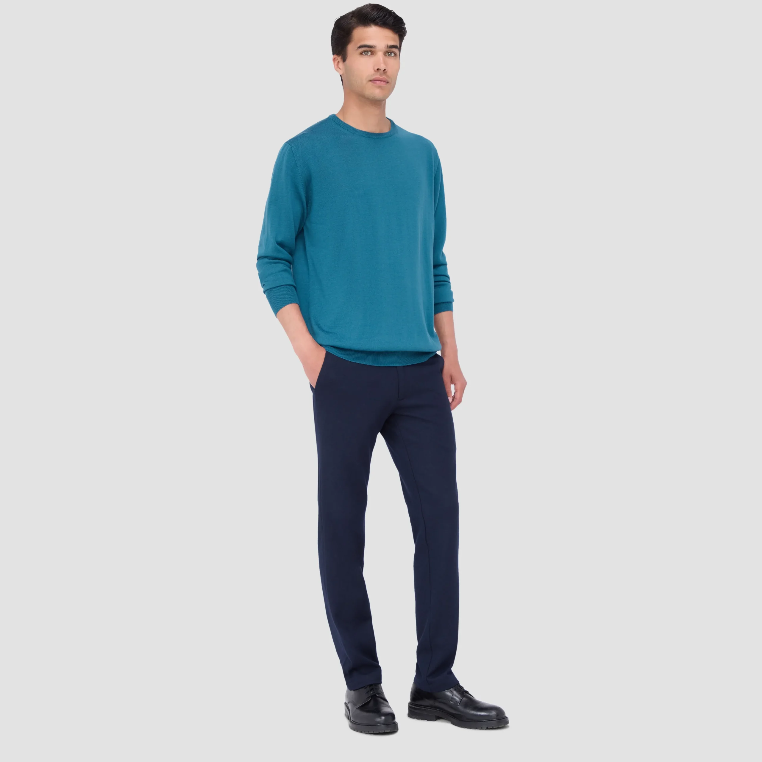 Scott Crew Neck Super Merino Sweater