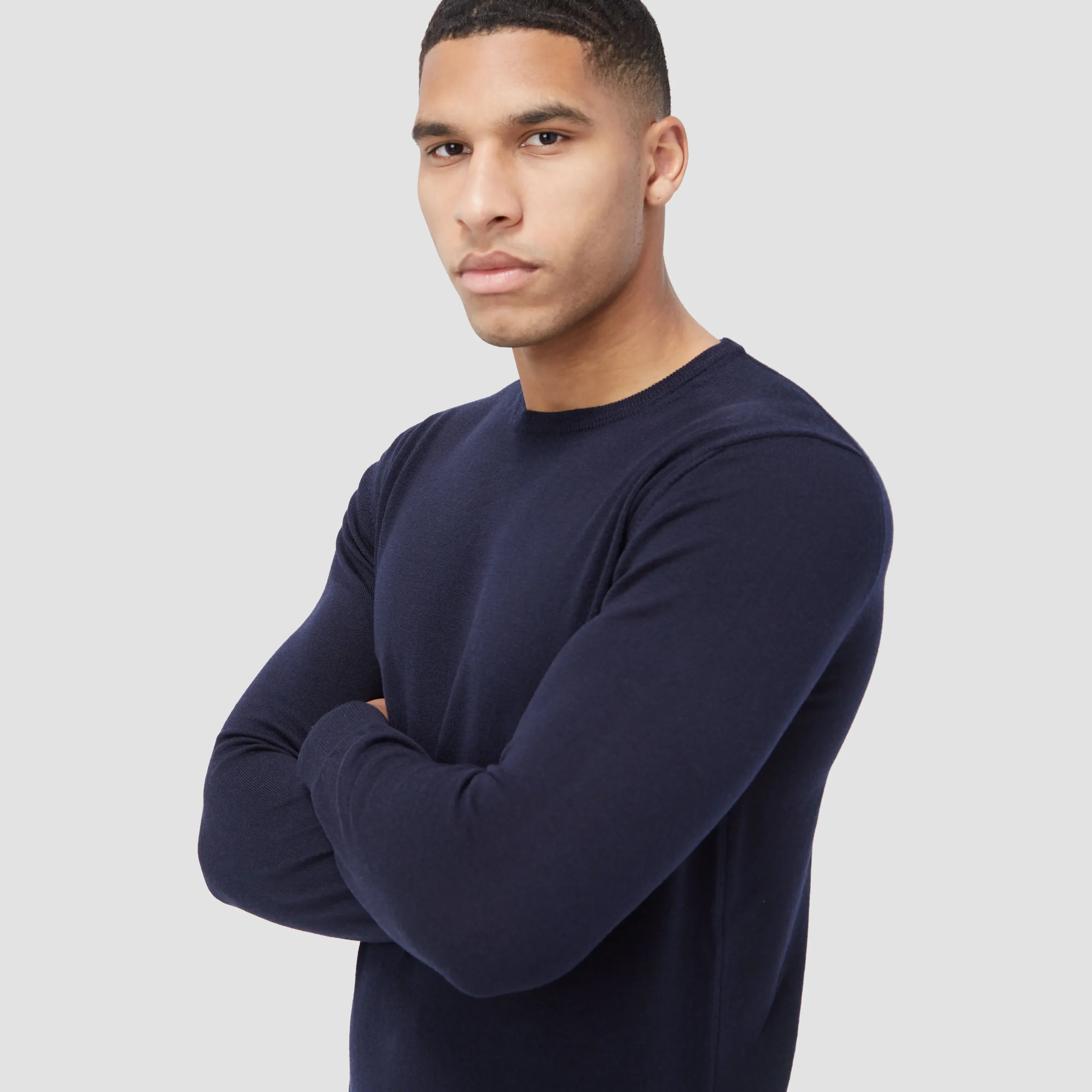 Scott Crew Neck Super Merino Sweater