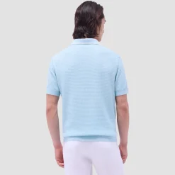 Seed Rib Short Sleeve Johnny Sweater
