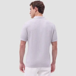 Seed Rib Short Sleeve Johnny Sweater