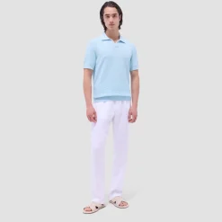 Seed Rib Short Sleeve Johnny Sweater