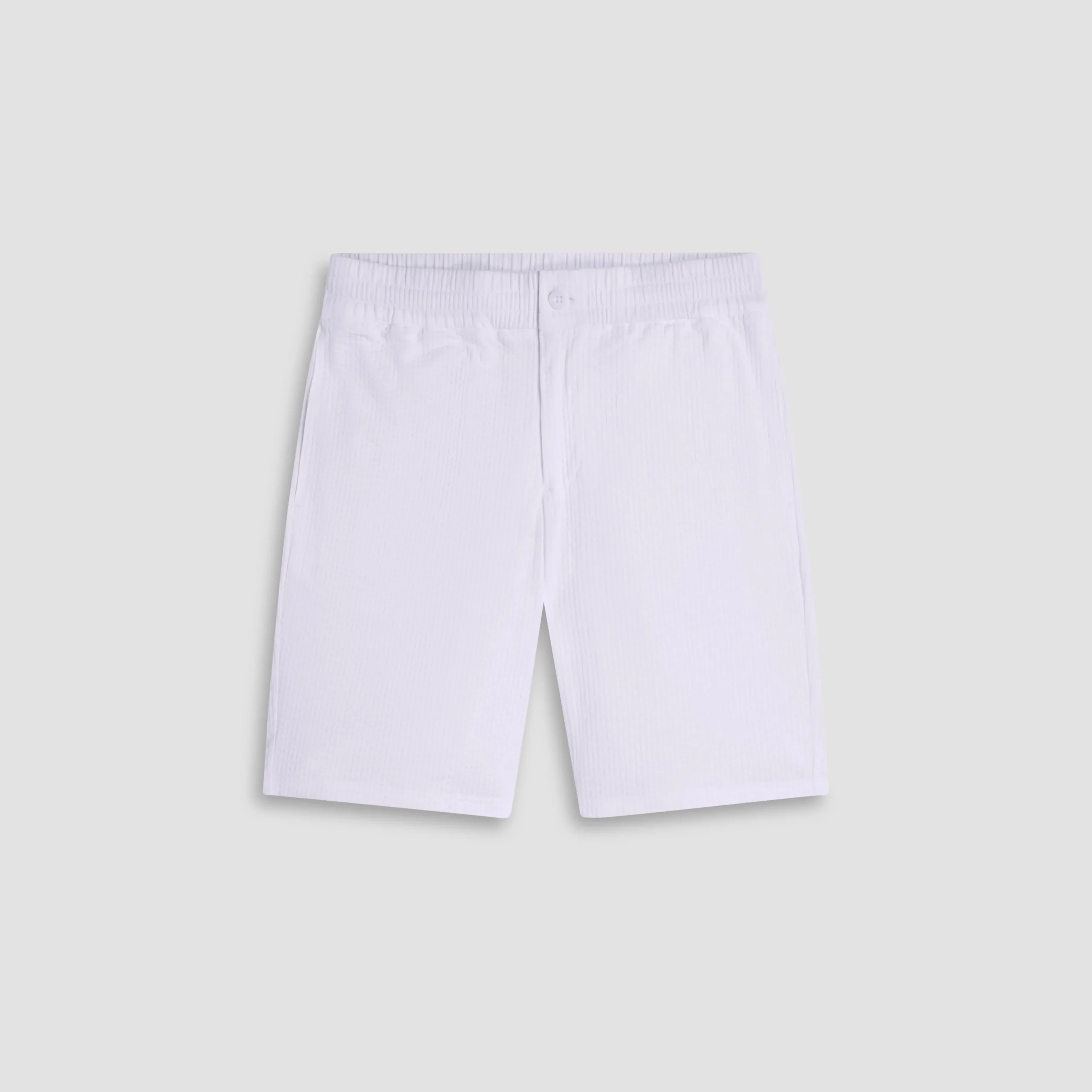 Seersucker Crinkled Shorts