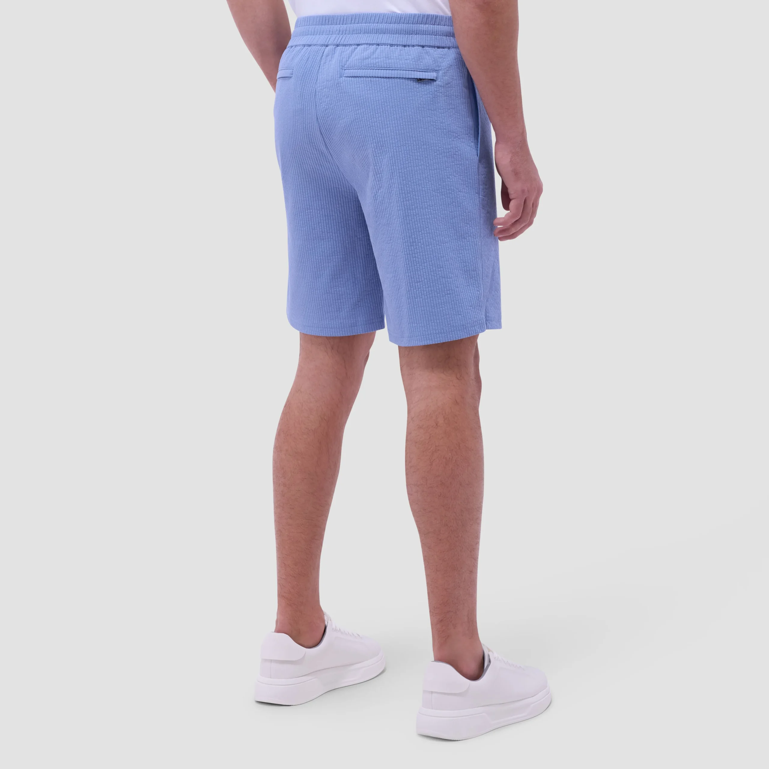 Seersucker Crinkled Shorts