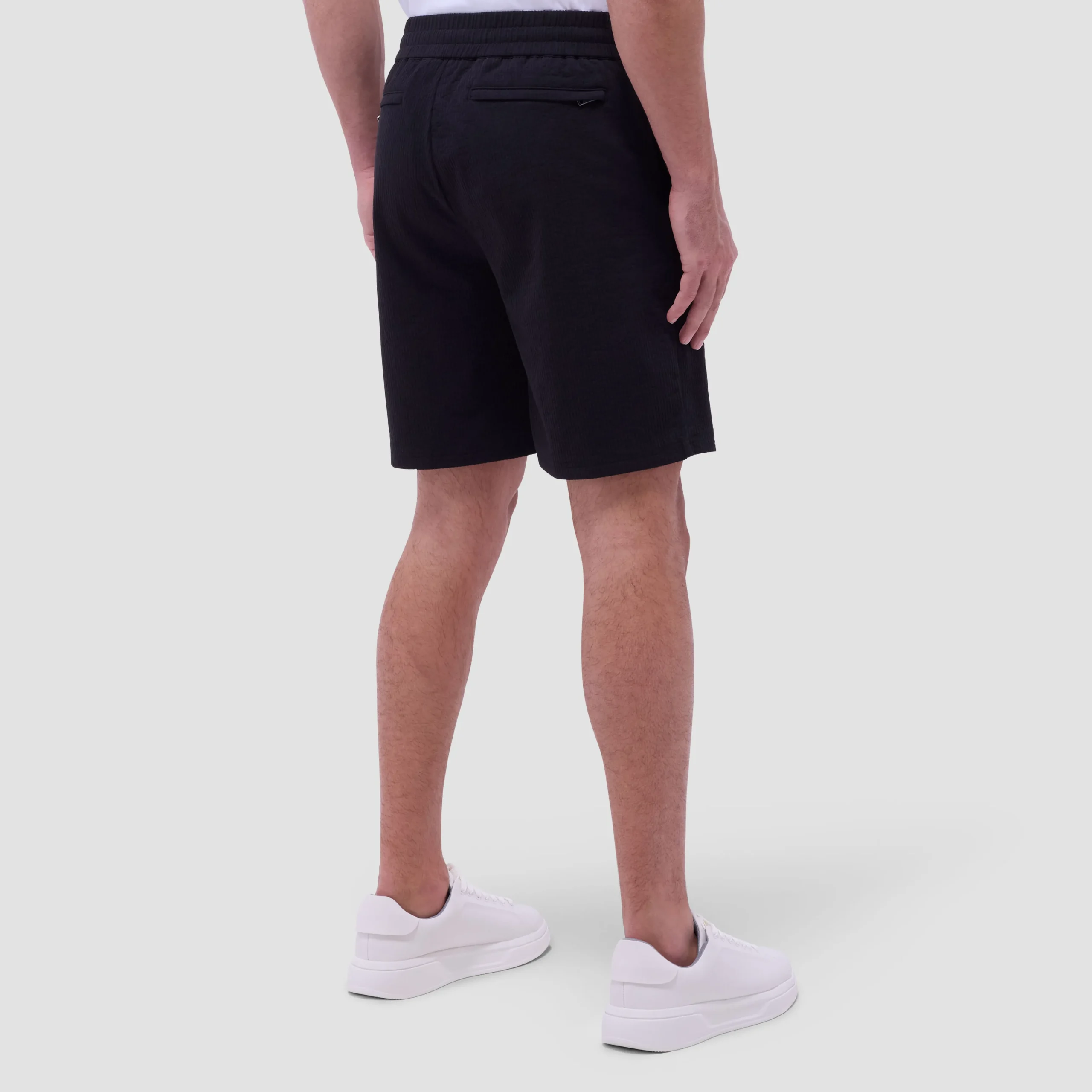 Seersucker Crinkled Shorts