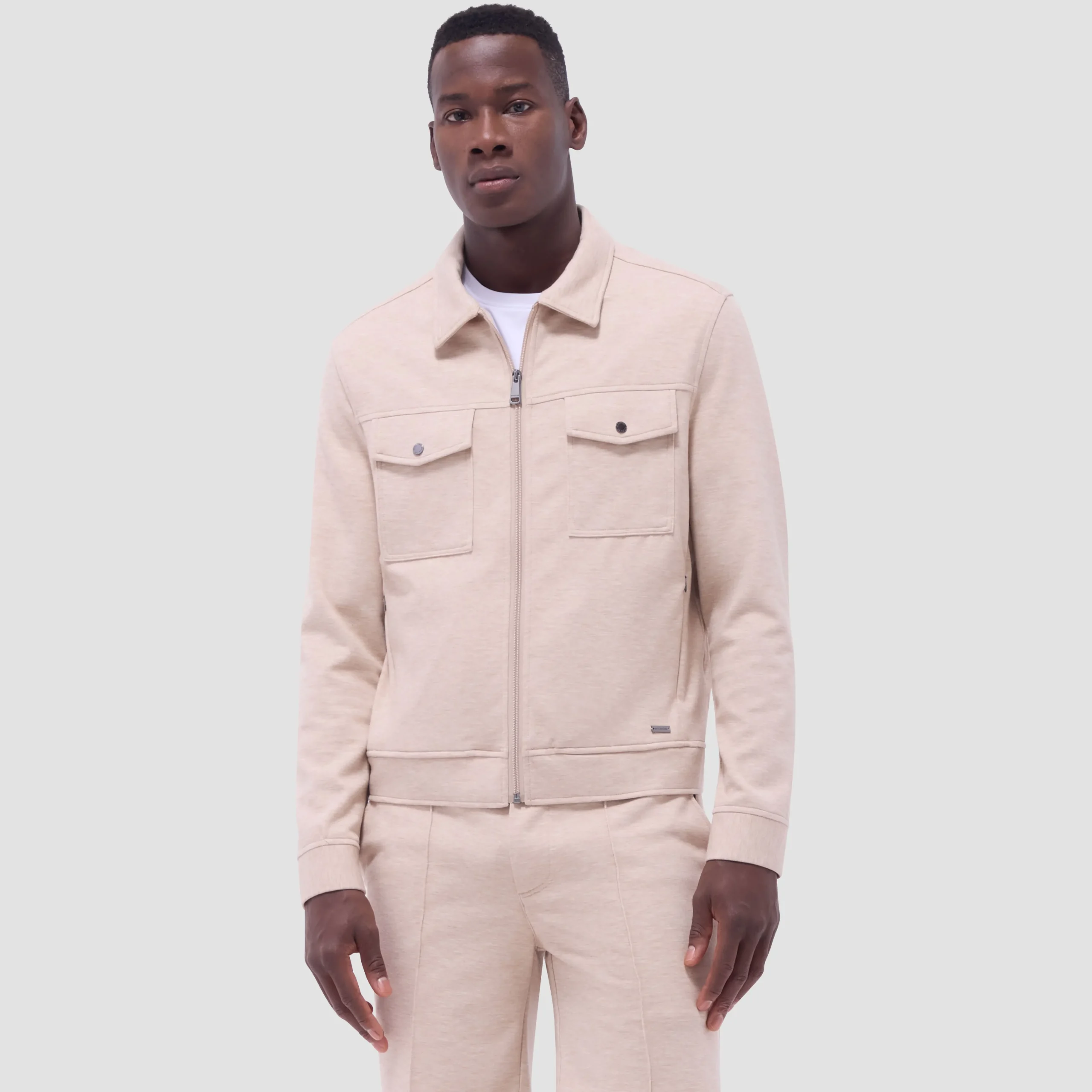 Soft Touch Heather Shirt Jacket